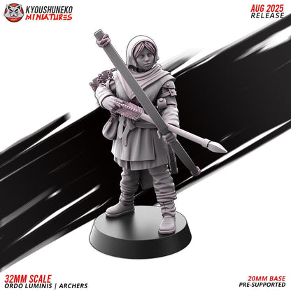 Ancient Chinese Cathay Ordo Luminis Archers Unit (10 models) Various Scales Historical Wargaming (US tariffs are pre-paid by us)