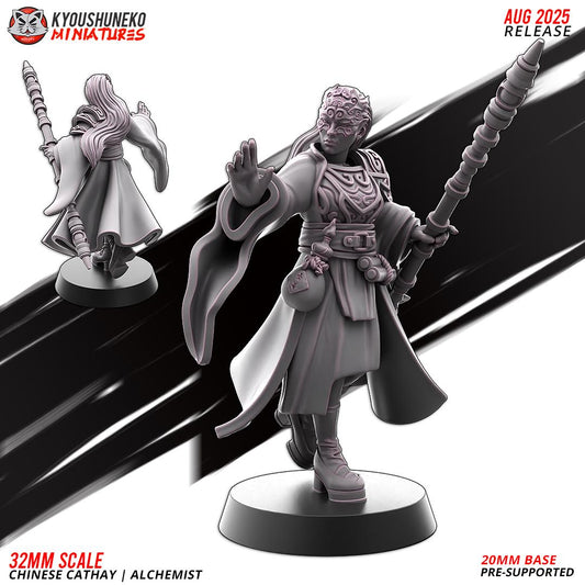 Ancient Chinese Cathay Alchemist (1 model) Various Scales Historical Wargaming (US tariffs are pre-paid by us)