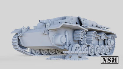 WWII German Destroyed Stug III Ausf B Assault Gun Various Scales Historical Wargaming (US tariffs are pre-paid by us)