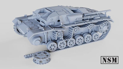 WWII German Destroyed Stug III Ausf B Assault Gun Various Scales Historical Wargaming (US tariffs are pre-paid by us)