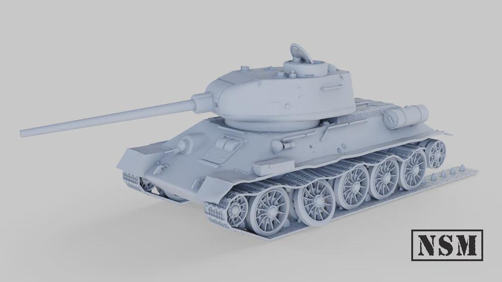 WWII Soviet Destroyed T34/85 Tank Various Scales Historical Wargaming (US tariffs are pre-paid by us)