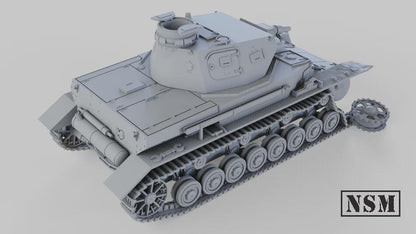 WWII German Destroyed Panzer IV D Tank Various Scales Historical Wargaming (US tariffs are pre-paid by us)