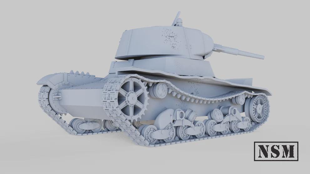 WWII Soviet Destroyed T26 Tank Various Scales Historical Wargaming (US tariffs are pre-paid by us)