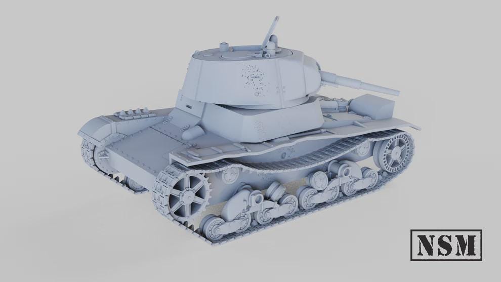WWII Soviet Destroyed T26 Tank Various Scales Historical Wargaming (US tariffs are pre-paid by us)