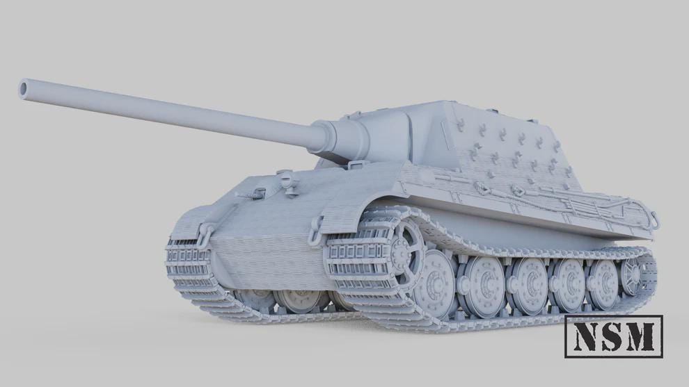 WWII German Jagdpanther G2 Tank Destroyer Various Scales Historical Wargaming (US tariffs are pre-paid by us)