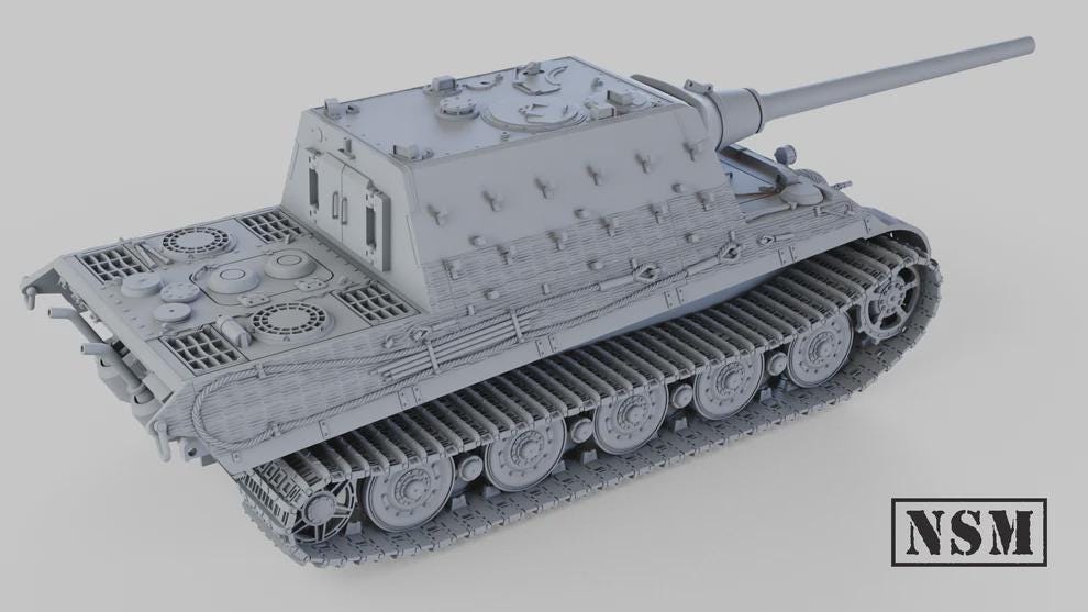 WWII German Jagdpanther G2 Tank Destroyer Various Scales Historical Wargaming (US tariffs are pre-paid by us)