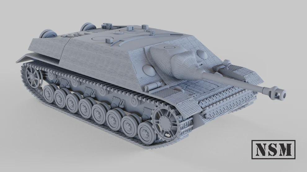 WWII German Jagdpanzer IV 7.5cm Pak L48 Tank Destroyer Various Scales Historical Wargaming (US tariffs are pre-paid by us)