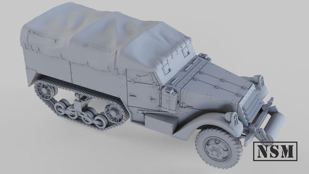 WWII US M3 Halftrack Various Scales Historical Wargaming (US tariffs are pre-paid by us)