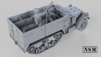 WWII US M3 Halftrack Various Scales Historical Wargaming (US tariffs are pre-paid by us)