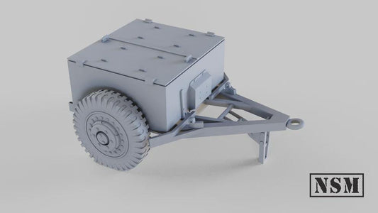 WWII US M8 Ammunition Trailer Various Scales Historical Wargaming (US tariffs are pre-paid by us)