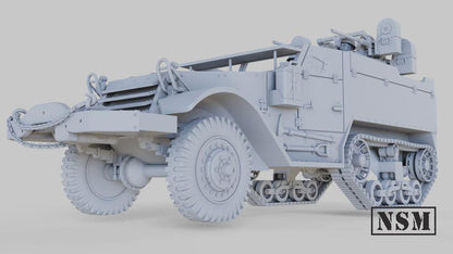 WWII Soviet M17 Quad HMG Halftrack Various Scales Historical Wargaming (US tariffs are pre-paid by us)
