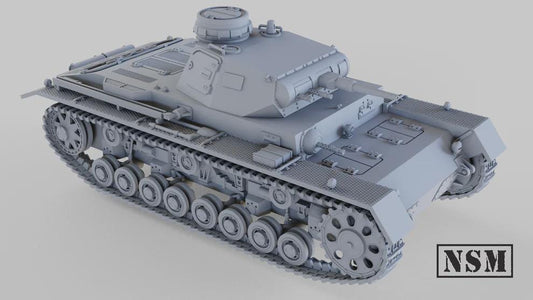 WWII German Panzer III Ausf C Various Scales Historical Wargaming (US tariffs are pre-paid by us)