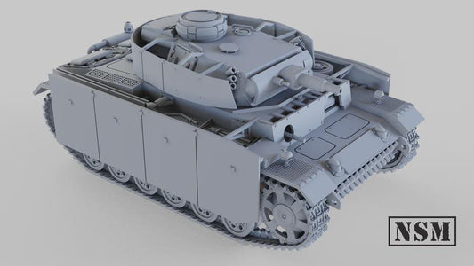 WWII German Panzer III Ausf N Various Scales Historical Wargaming (US tariffs are pre-paid by us)