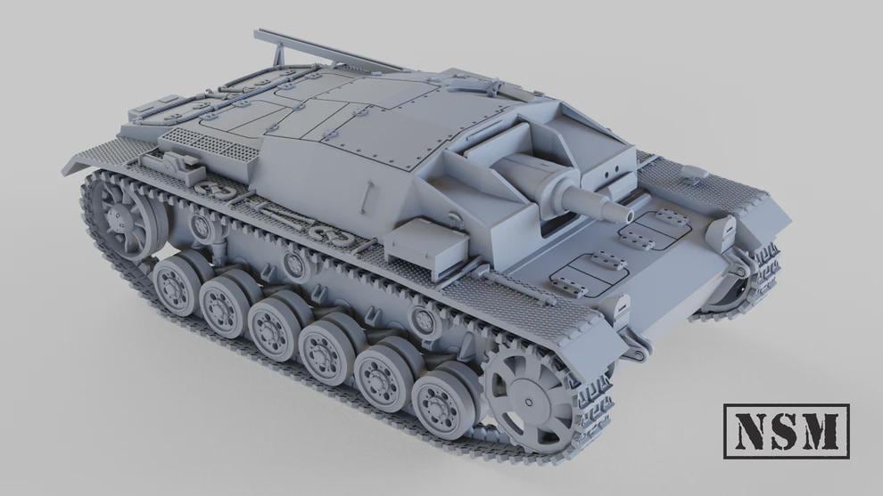 WWII German Stug III Ausf C/D Assault Gun Various Scales Historical Wargaming (US tariffs are pre-paid by us)