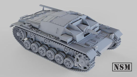 WWII German Stug III Ausf C/D Assault Gun Various Scales Historical Wargaming (US tariffs are pre-paid by us)