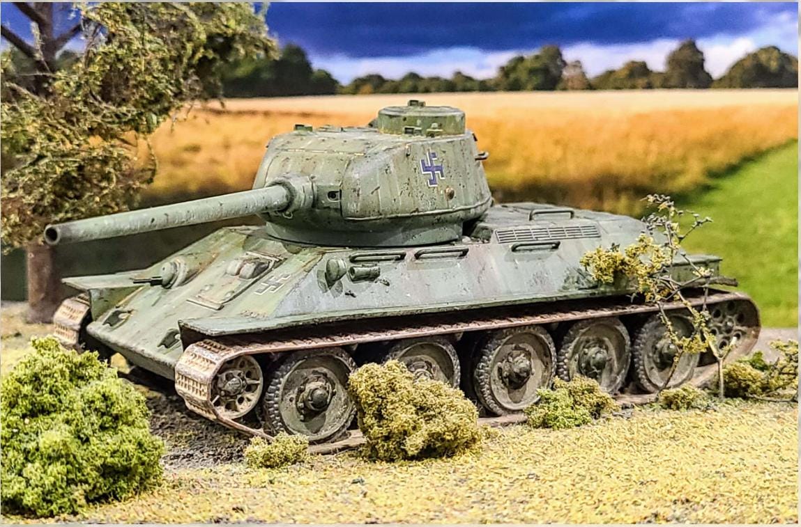 WWII Soviet or Finnish T34-85 Tank Various Scales Historical Wargaming (US tariffs are pre-paid by us)