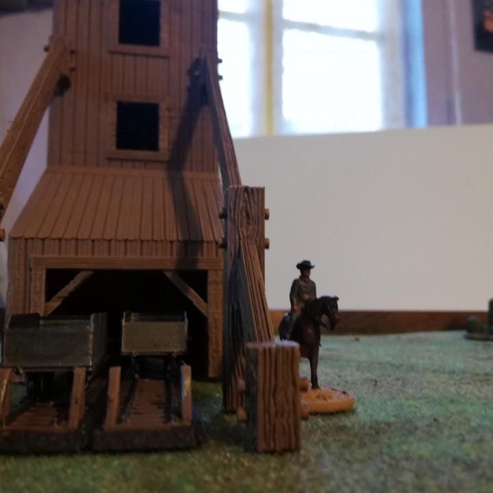 Wargaming Terrain Wild West Mine Various Scales Historical Wargaming (US tariffs are pre-paid by us)