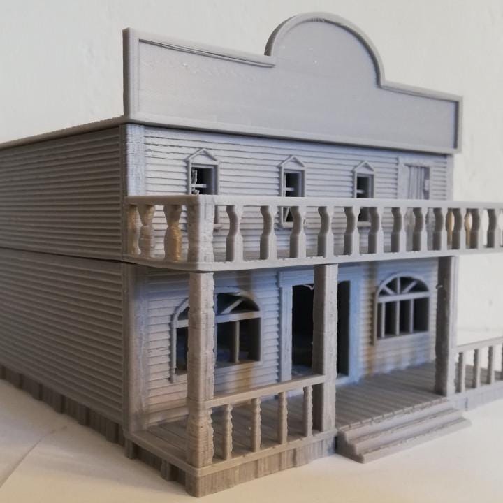 Wargaming Terrain Wild West Saloon Various Scales Historical Wargaming (US tariffs are pre-paid by us)