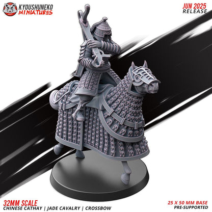 Ancient Chinese Cathay Jade Warriors Crossbowmen Cavalry (10 models) Various Scales Historical Wargaming (US tariffs are pre-paid by us)