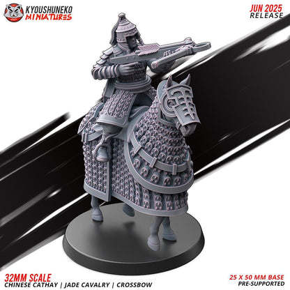 Ancient Chinese Cathay Jade Warriors Crossbowmen Cavalry (10 models) Various Scales Historical Wargaming (US tariffs are pre-paid by us)