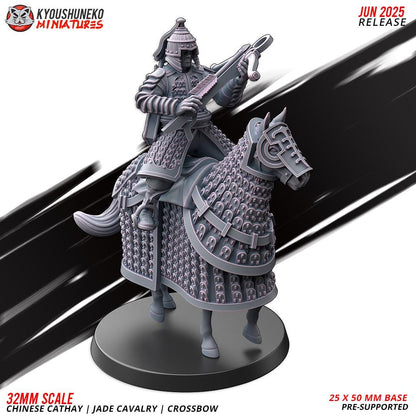 Ancient Chinese Cathay Jade Warriors Crossbowmen Cavalry (10 models) Various Scales Historical Wargaming (US tariffs are pre-paid by us)
