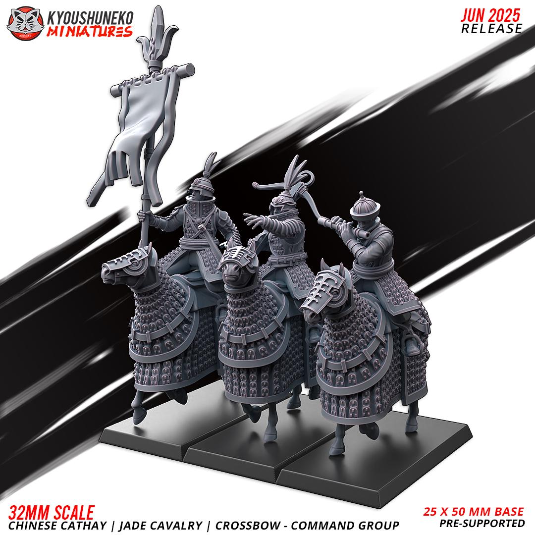 Ancient Chinese Cathay Jade Warriors Crossbowmen Cavalry (10 models) Various Scales Historical Wargaming (US tariffs are pre-paid by us)
