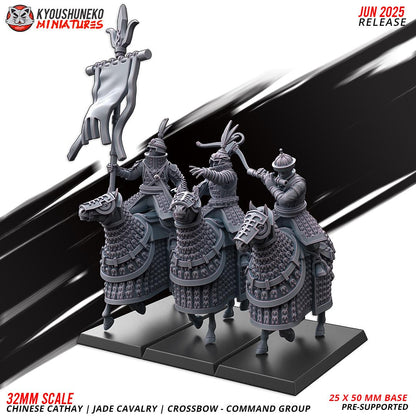 Ancient Chinese Cathay Jade Warriors Crossbowmen Cavalry (10 models) Various Scales Historical Wargaming (US tariffs are pre-paid by us)
