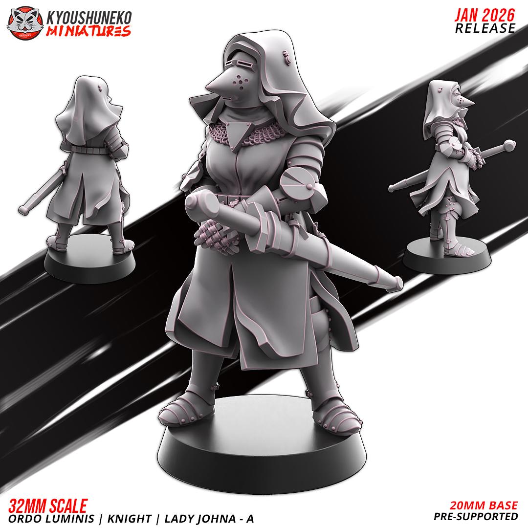 Ancient Chinese Cathay Ordo Luminis Lady Johna (2 models) Various Scales Fantasy Wargaming (US tariffs are pre-paid by us)