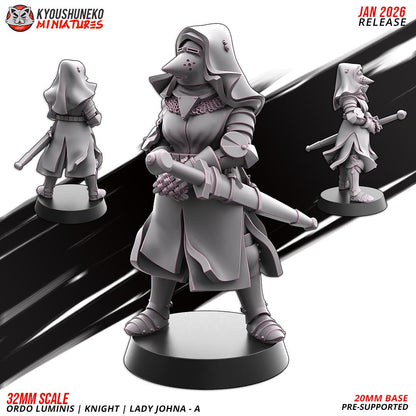 Ancient Chinese Cathay Ordo Luminis Lady Johna (2 models) Various Scales Fantasy Wargaming (US tariffs are pre-paid by us)