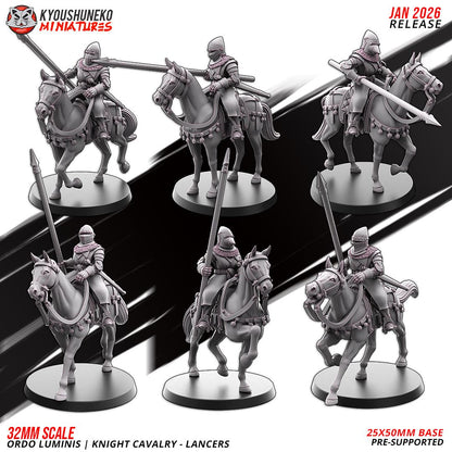 Ancient Chinese Cathay Ordo Luminis Knights Lancers (10 models) Crew Various Scales Historical Wargaming (US tariffs are pre-paid by us)