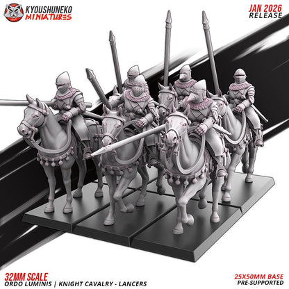 Ancient Chinese Cathay Ordo Luminis Knights Lancers (10 models) Crew Various Scales Historical Wargaming (US tariffs are pre-paid by us)