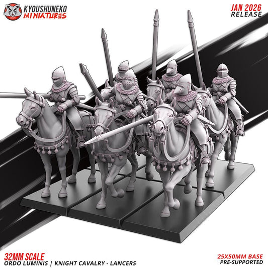 Ancient Chinese Cathay Ordo Luminis Knights Lancers (10 models) Crew Various Scales Historical Wargaming (US tariffs are pre-paid by us)