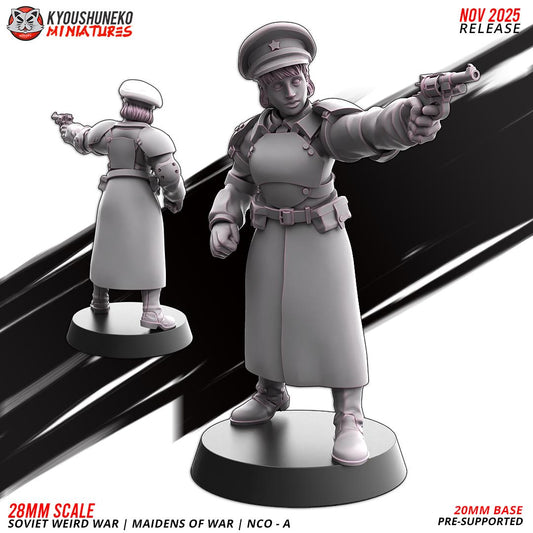Weird War Soviet War Maidens NCO Set (2 models) Various Scales Sf Wargaming (US tariffs are pre-paid by us)