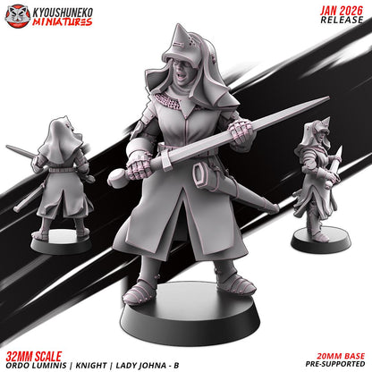 Ancient Chinese Cathay Ordo Luminis Lady Johna (2 models) Various Scales Fantasy Wargaming (US tariffs are pre-paid by us)