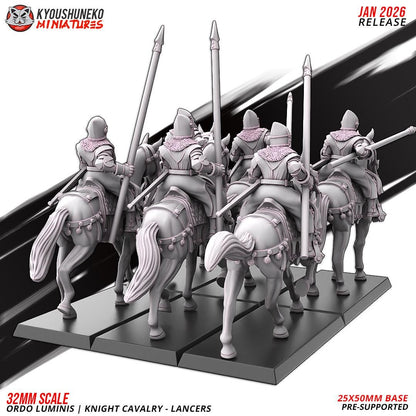 Ancient Chinese Cathay Ordo Luminis Knights Lancers (10 models) Crew Various Scales Historical Wargaming (US tariffs are pre-paid by us)