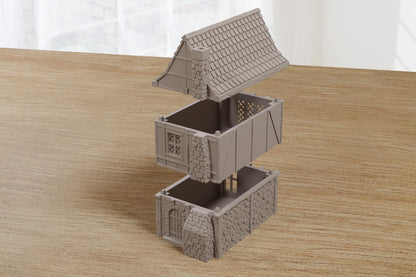 Wargaming Terrain Medieval Night Life District House H1 Various Scales Historical Fantasy (US tariffs are pre-paid by us)