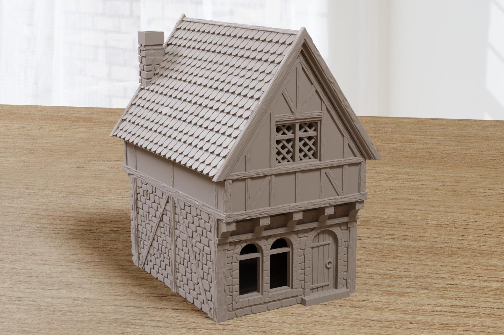 Wargaming Terrain Medieval Night Life District House H3 Various Scales Historical Fantasy (US tariffs are pre-paid by us)