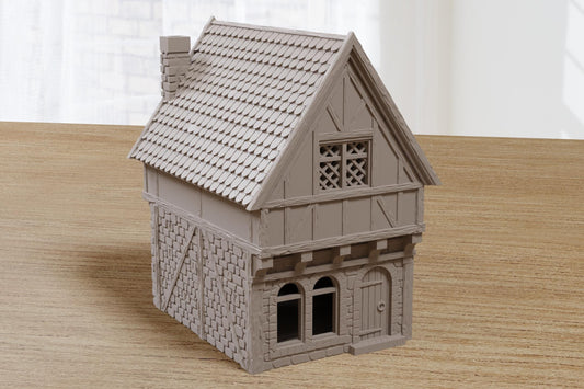 Wargaming Terrain Medieval Night Life District House H3 Various Scales Historical Fantasy (US tariffs are pre-paid by us)