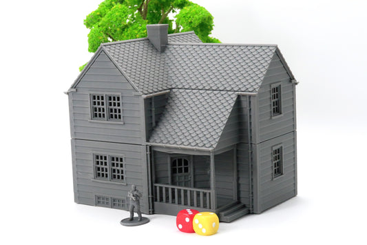 Wargaming Terrain American Classic Suburban House DS3 Various Scales Historical Wargaming Modern (US tariffs are pre-paid by us)