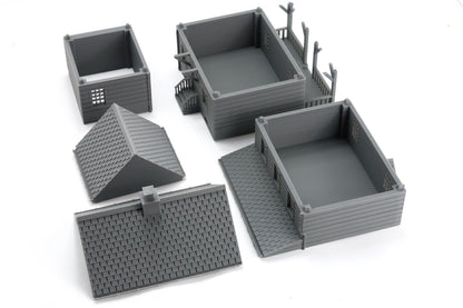 Wargaming Terrain American Classic Suburban House with Garage DS2 Various Scales Historical Wargaming Modern (US tariffs are pre-paid by us)