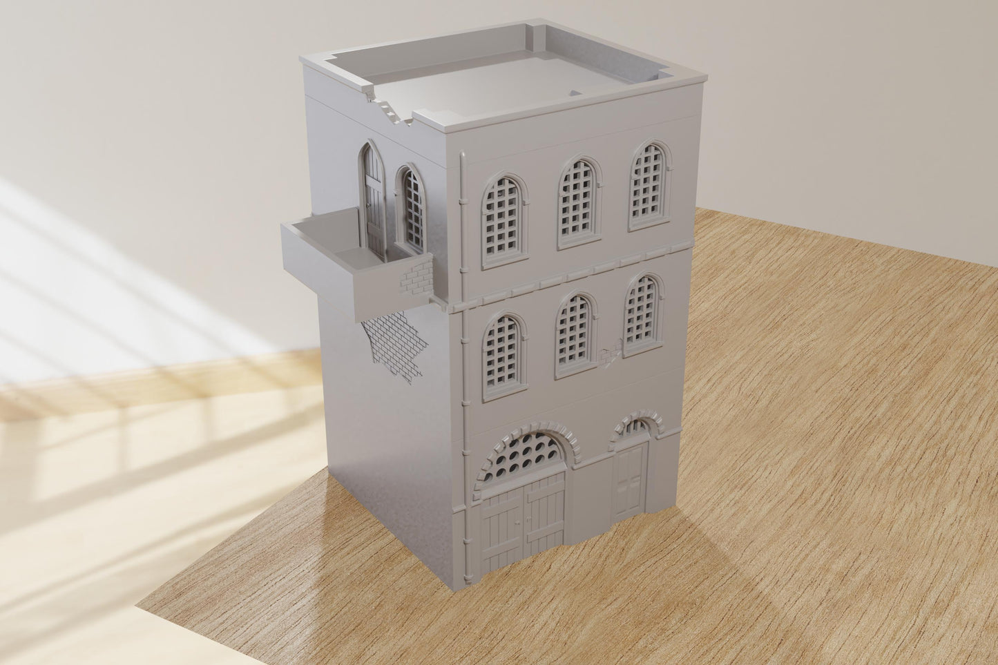 Wargaming Terrain Modern Arab House DH3 Various Scales Historical Wargaming Modern (US tariffs are pre-paid by us)