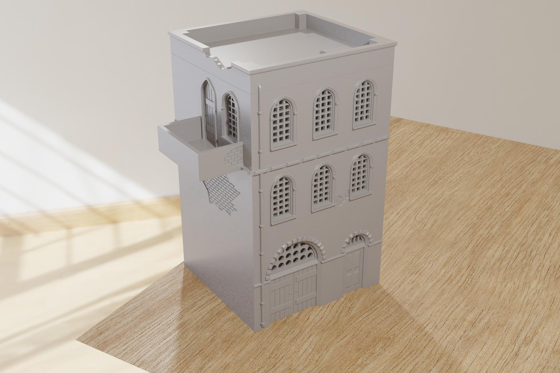 Wargaming Terrain Modern Arab House DH3 Various Scales Historical Wargaming Modern (US tariffs are pre-paid by us)