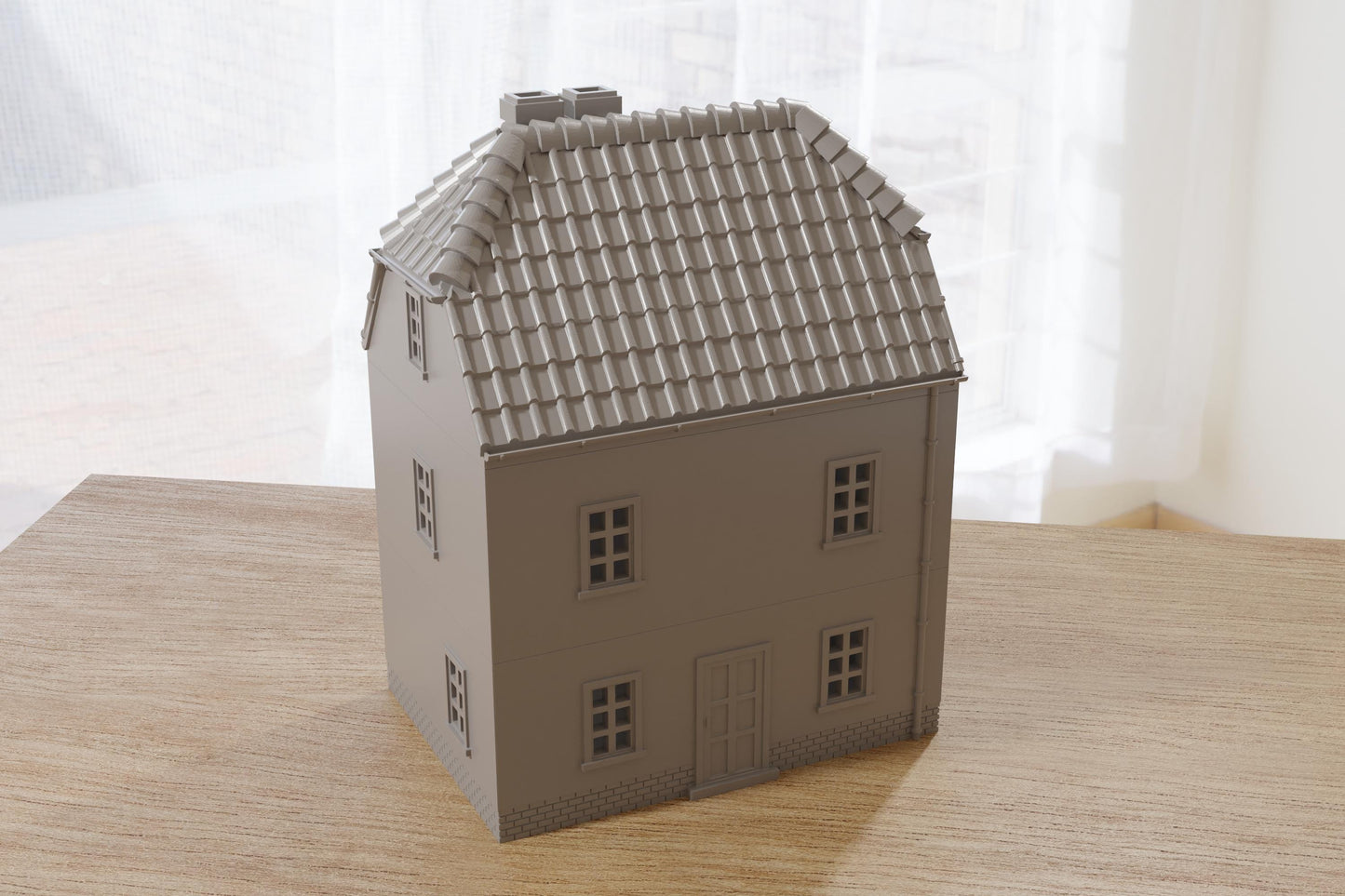 Wargaming Terrain German House DST2 Various Scales Historical Wargaming Modern WWII (US tariffs are pre-paid by us)