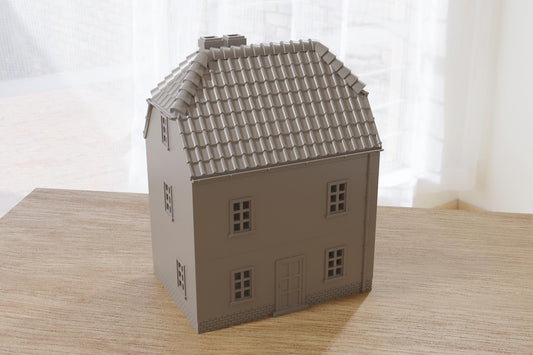 Wargaming Terrain German House DST2 Various Scales Historical Wargaming Modern WWII (US tariffs are pre-paid by us)