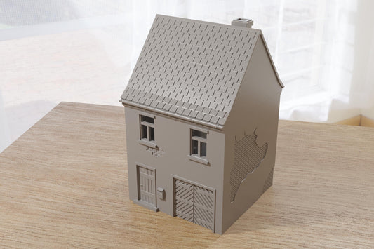 Wargaming Terrain German House DST3 Various Scales Historical Wargaming Modern WWII (US tariffs are pre-paid by us)