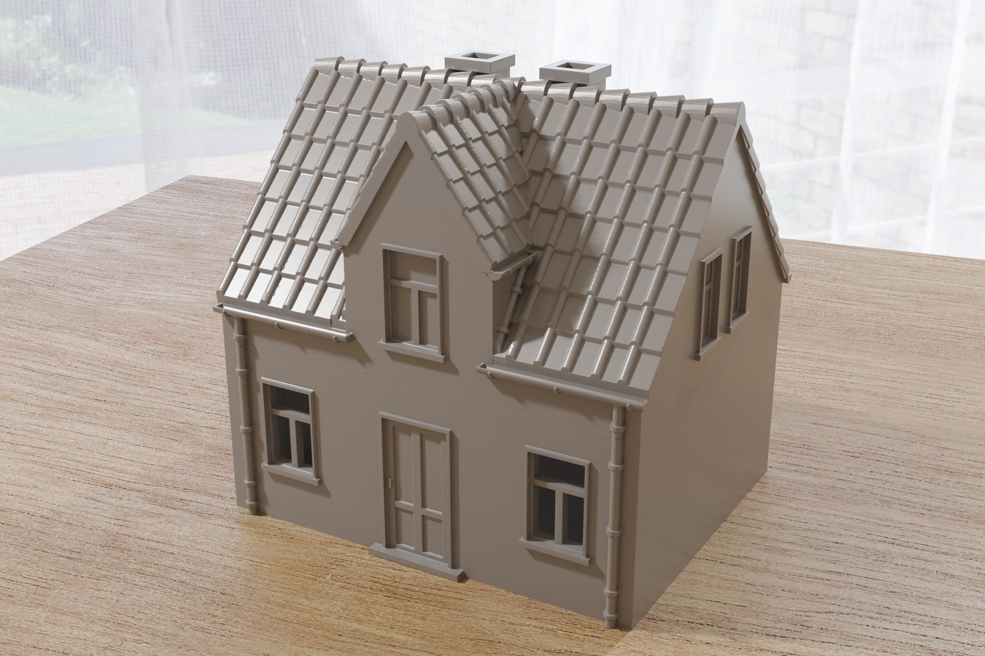 Wargaming Terrain German House SST1 Various Scales Historical Wargaming Modern WWII (US tariffs are pre-paid by us)
