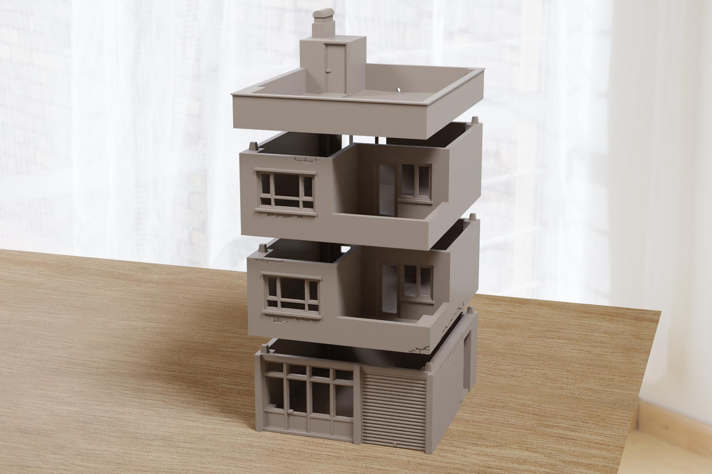 Wargaming Terrain Modern Arab Urban Building 2 Various Scales Historical Wargaming Modern (US tariffs are pre-paid by us)