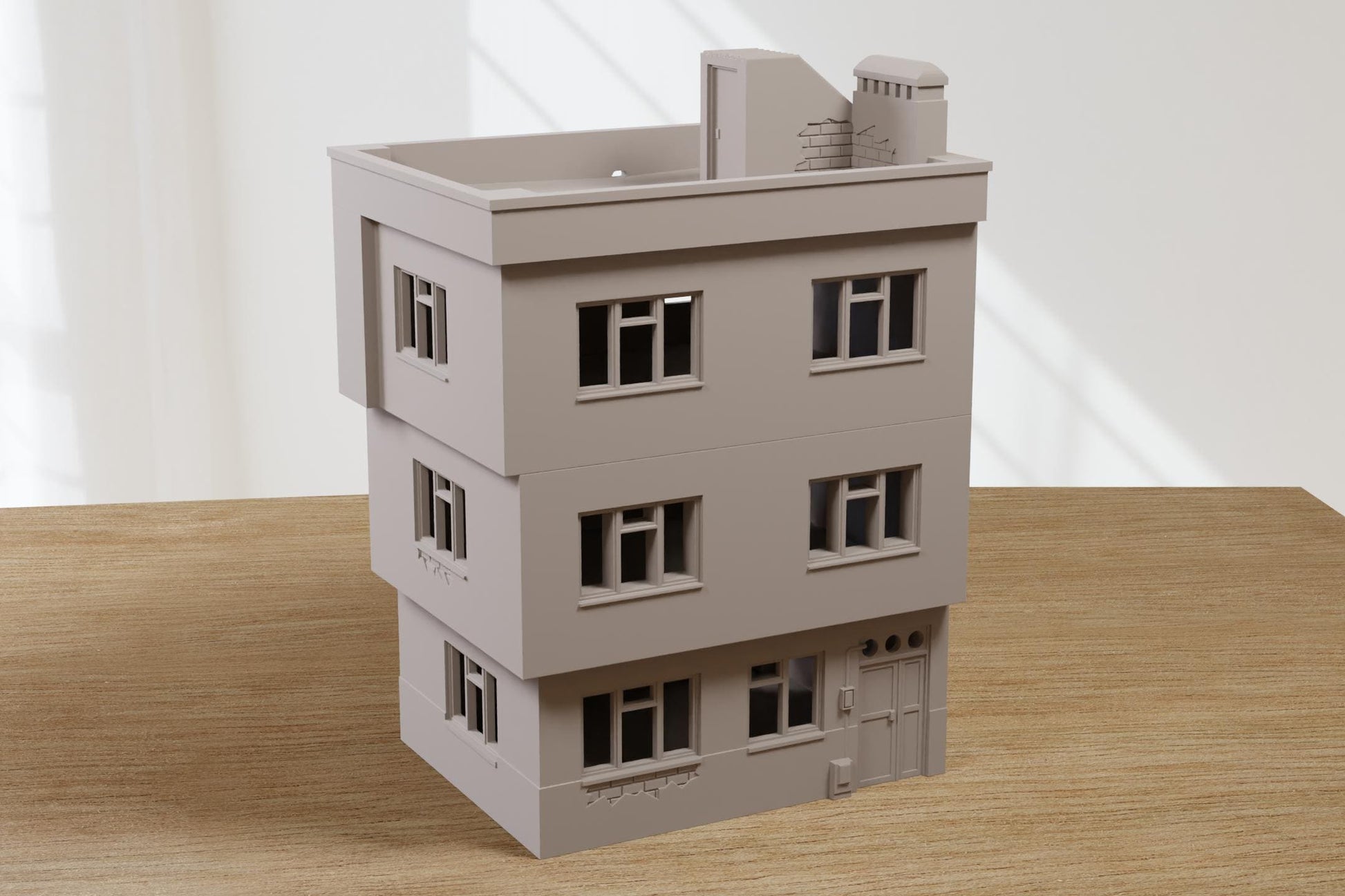 Wargaming Terrain Modern Arab Urban Building 4 Various Scales Historical Wargaming Modern (US tariffs are pre-paid by us)