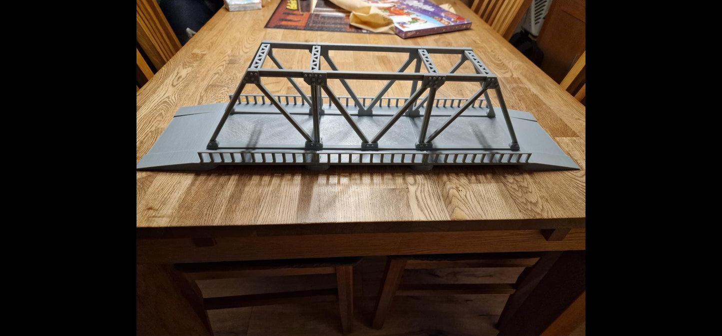 Wargaming Terrain Pratt Truss Bridge Various Scales Historical Wargaming Modern WWII (US tariffs are pre-paid by us)