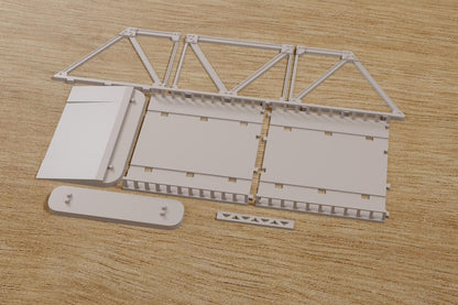 Wargaming Terrain Pratt Truss Bridge Various Scales Historical Wargaming Modern WWII (US tariffs are pre-paid by us)